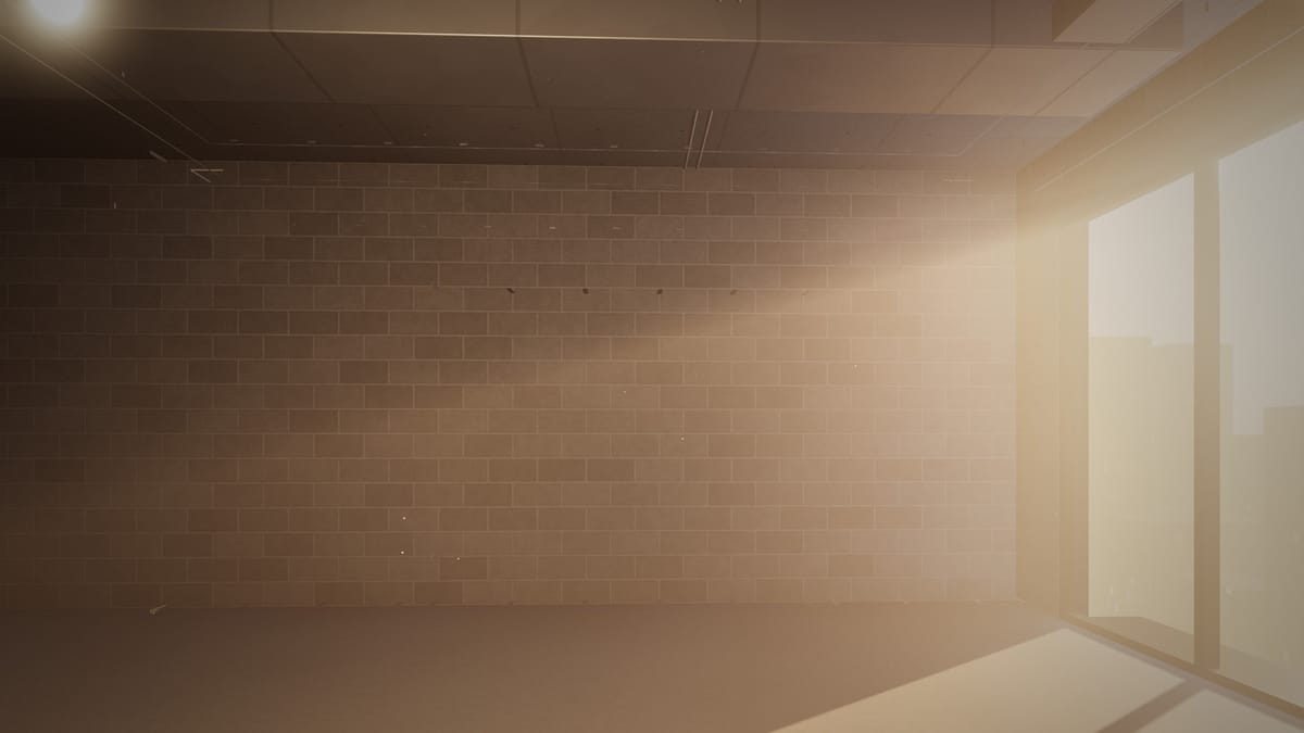 Concept visualisation: raw blockwork wall